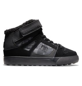 Dětské Šněrovací Boty DC Pure Winterized Černé | SFPNQW-962