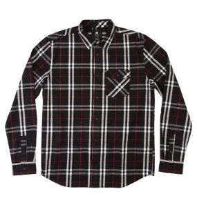 Pánské Košile DC Marshal Long Sleeve Černé Červené | PFKDQU-801