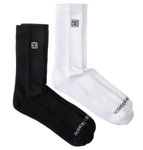 Pánské Ponožky DC 2-Pack Crew Bílé | ZNQRSV-087