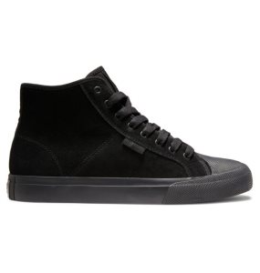 Pánské Skate Boty DC Manual Hi RT High Tops Černé Černé | IJAZNT-732