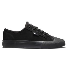 Pánské Tenisky DC Manual RT S Semišové Skate Černé | DHFLKN-137